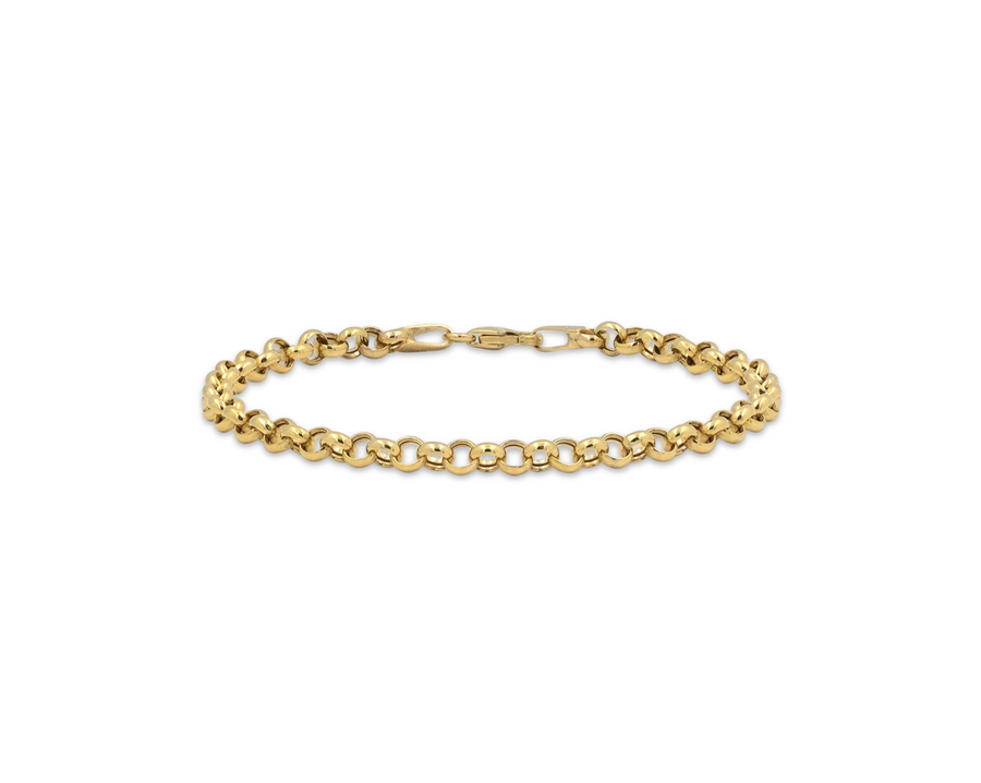 THE 10K ROLO CHAIN BRACELET