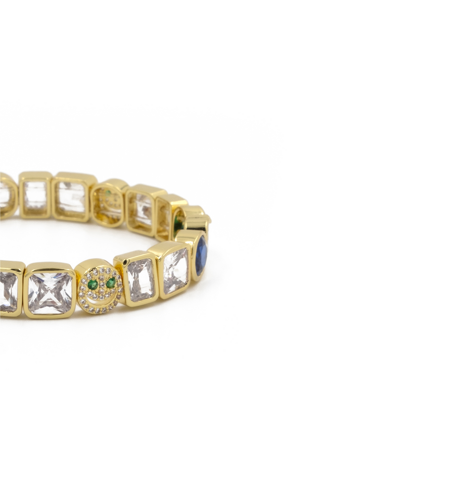 THE PAVÉ HAPPY JEWEL BRACELET