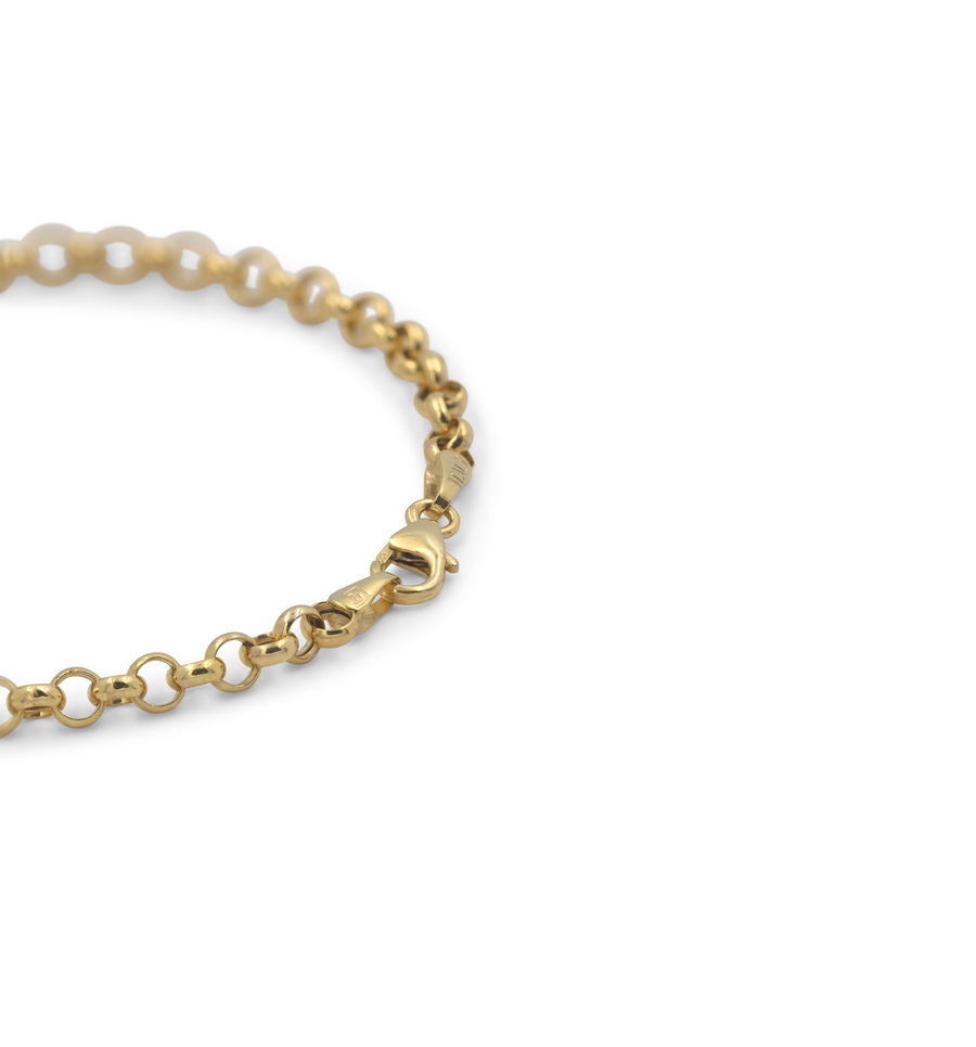 THE 10K ROLO CHAIN BRACELET