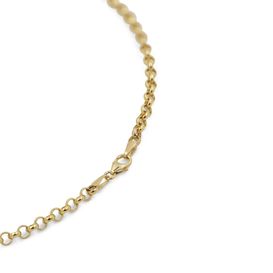 THE 10K ROLO CHAIN NECKLACE