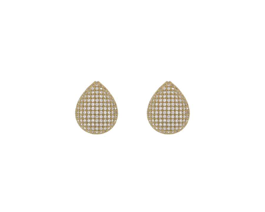 THE PAVÉ TEARDROP EARRINGS