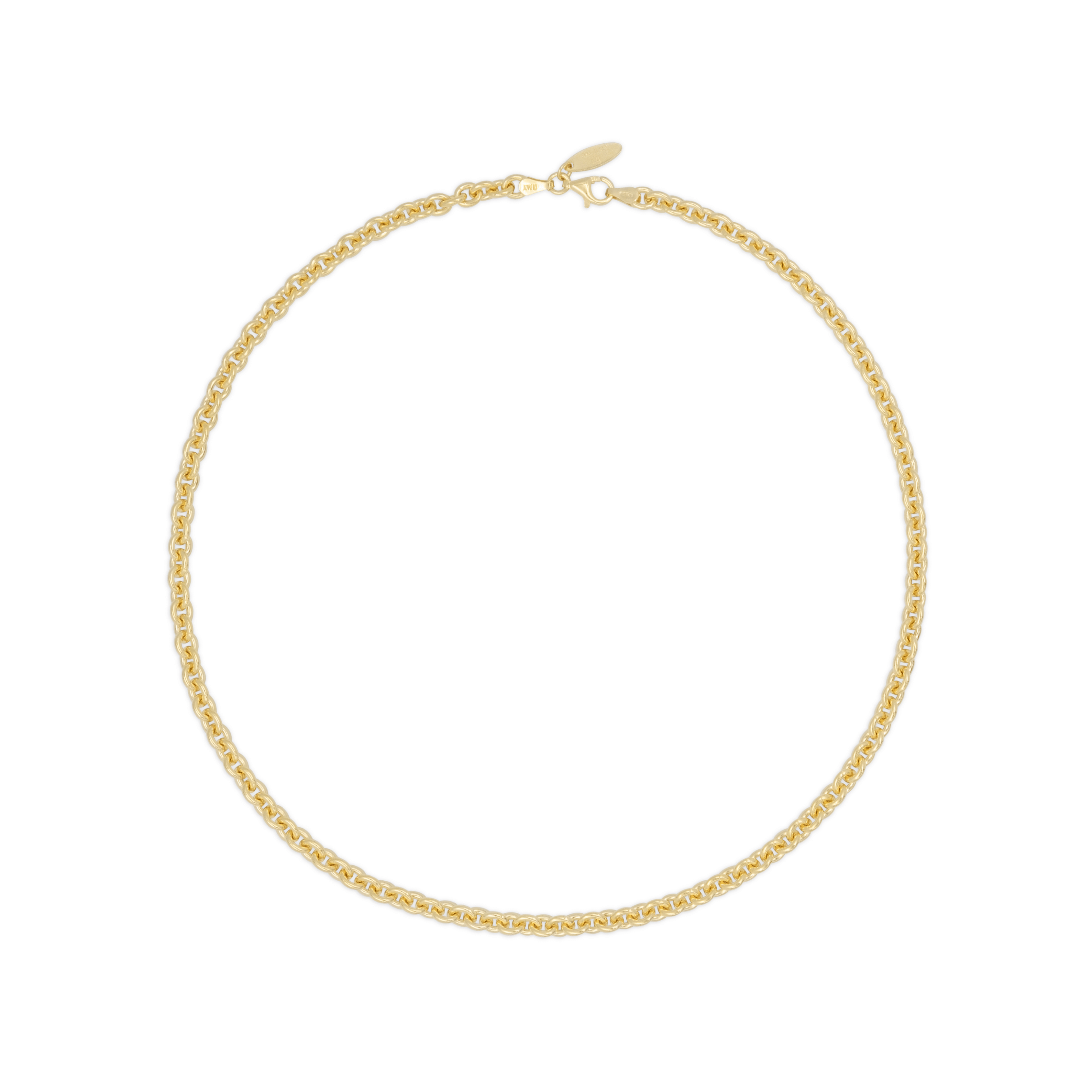 THE MINI ROLO CHAIN NECKLACE – Lisa Gozlan