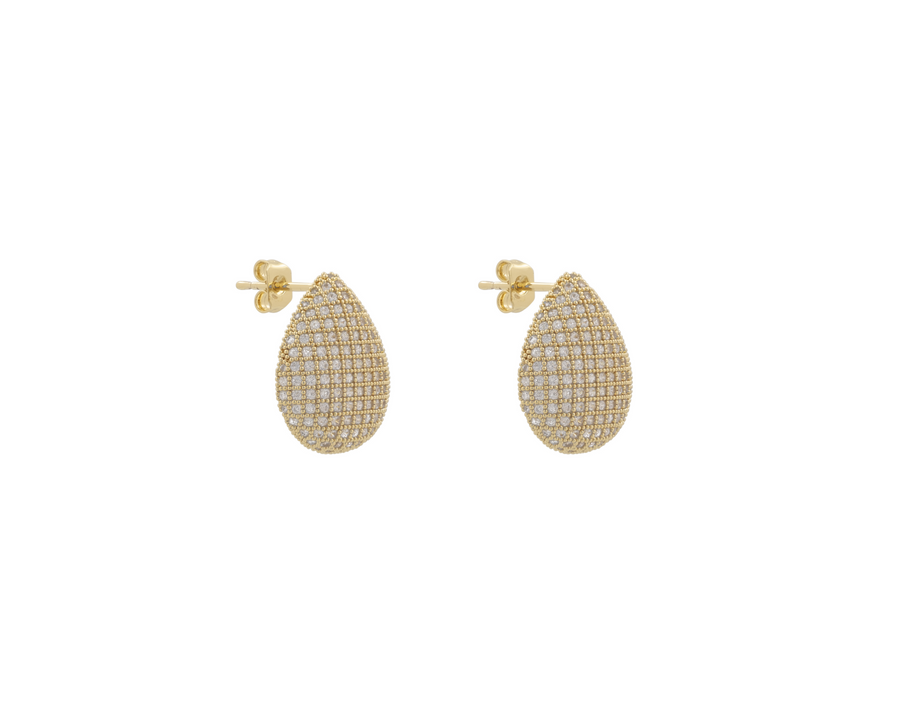 THE PAVÉ TEARDROP EARRINGS