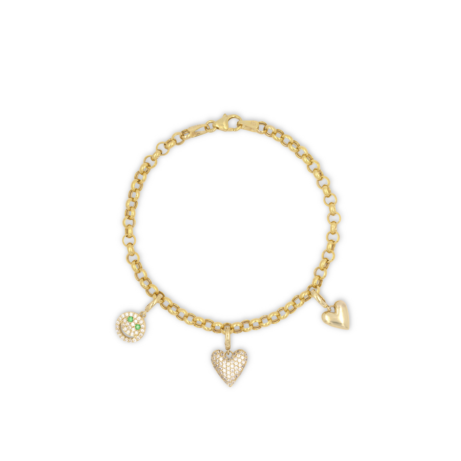 THE MINI PUFFED HEART CHARM