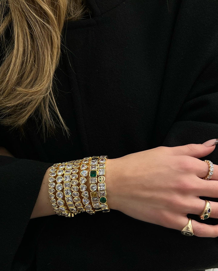 THE PAVÉ HAPPY JEWEL BRACELET