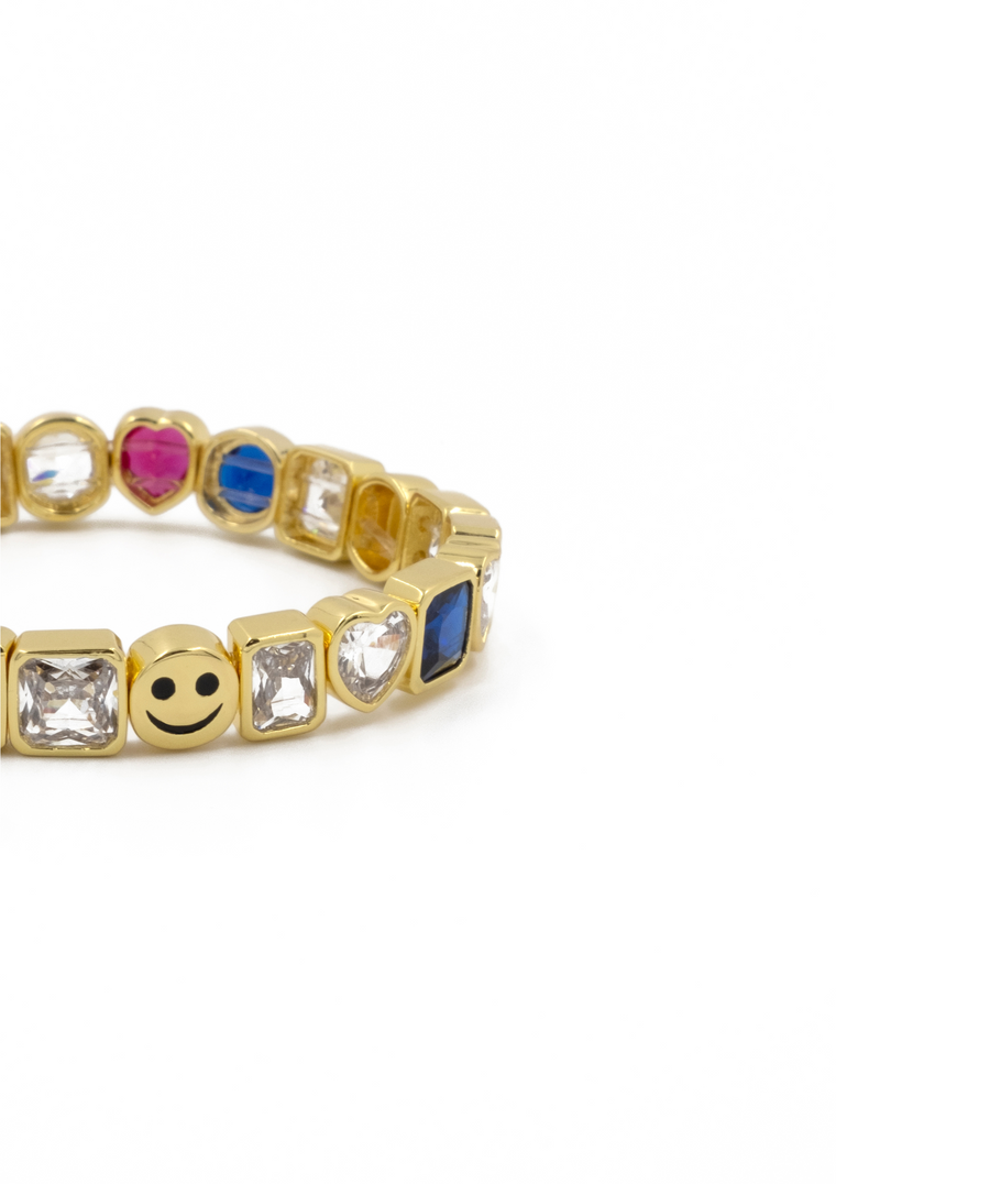 THE ENAMEL HAPPY JEWEL BRACELET