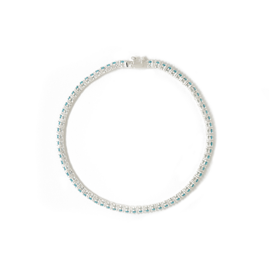 THE CLASSIC 2MM TENNIS BRACELET COLOURED CZ