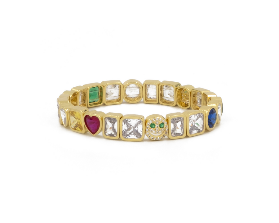 THE PAVÉ HAPPY JEWEL BRACELET