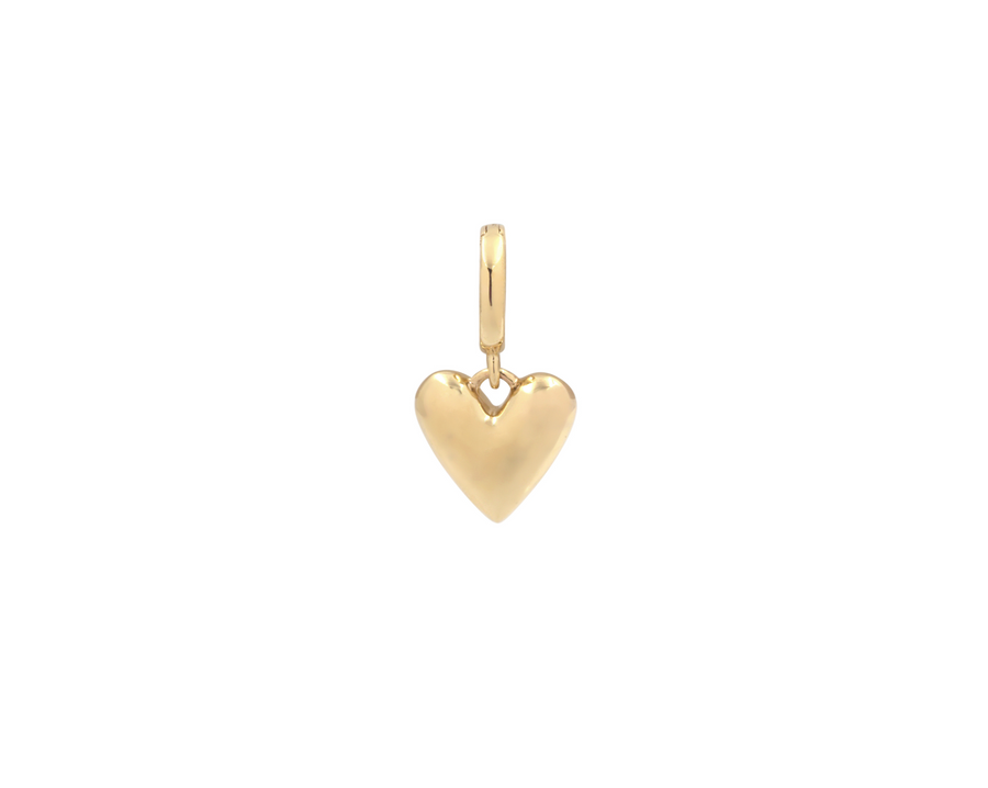 THE MINI PUFFED HEART CHARM